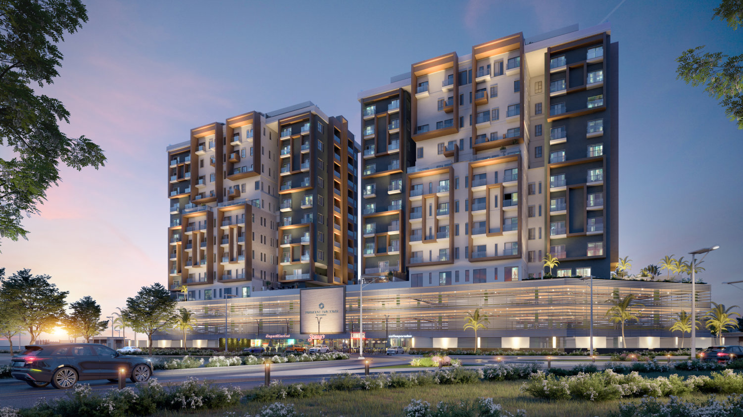 The Paramount Twin Towers by Palton Morgan Holdings, Lagos' preferred luxury real estate company in Lagos